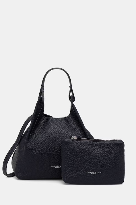 Gianni Chiarini torebka crossbody damska skórzana DUA granatowa BS 9719 RNGDBL T.U.