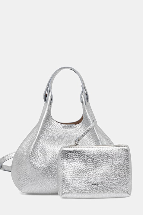 Gianni Chiarini сумка крос-боді жіноча шкіряна DUA срібна BS 9719 RNGDBL T.U.