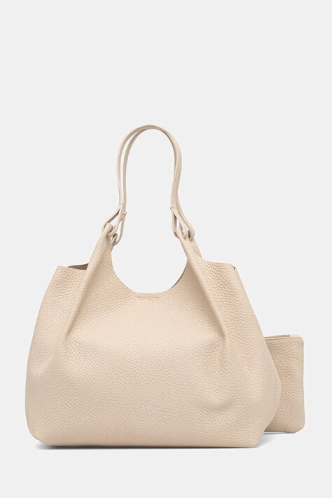 Gianni Chiarini torebka shopper damska skórzana DUA beżowa BS 9720 RNGDBL T.U.