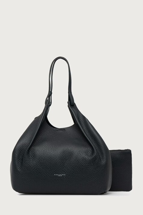 Gianni Chiarini Torebka shopper damska skórzana DUA zielona BS 9720 RNGDBL T.U.