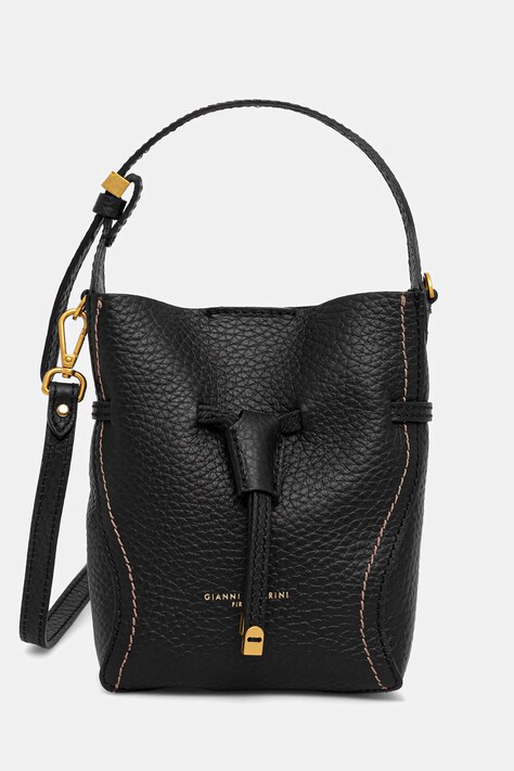 Gianni Chiarini torebka skórzana SIENNA kolor czarny BS.11785.RNGDBL.T.U.