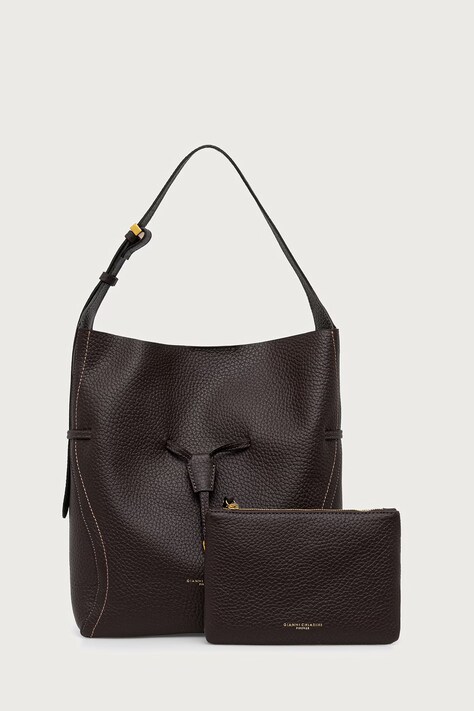 Gianni Chiarini torebka shopper damska skórzana SIENNA brązowa BS.11787.RNGDBL.T.U.