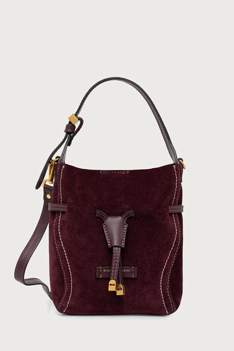 Gianni Chiarini Torebka damska skórzana SIENNA bordowa BS 11785 RNGDBL