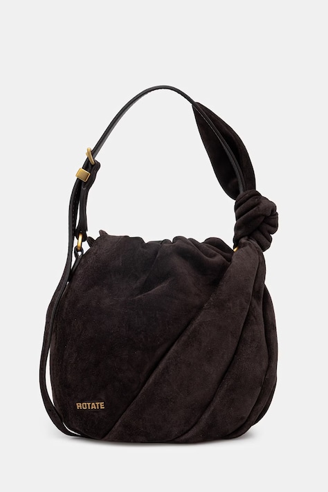 Rotate torebka zamszowa kolor brązowy 116122579