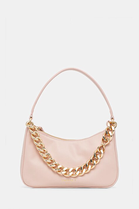 Twinset torebka skórzana kolor różowy 999TB7012