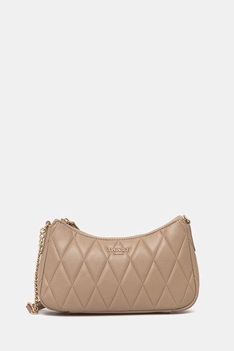 Twinset Μικρή τσάντα γυναικεία μπεζ 261TB7284