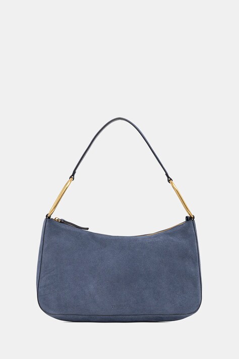 Twinset torebka zamszowa kolor granatowy 261TB7086