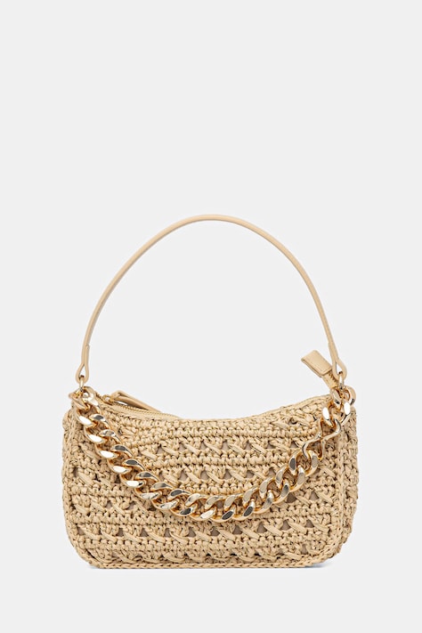 Twinset torebka damska pleciona beżowa 261TD8081