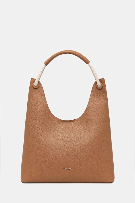 Twinset torebka kolor brązowy 261TD8190