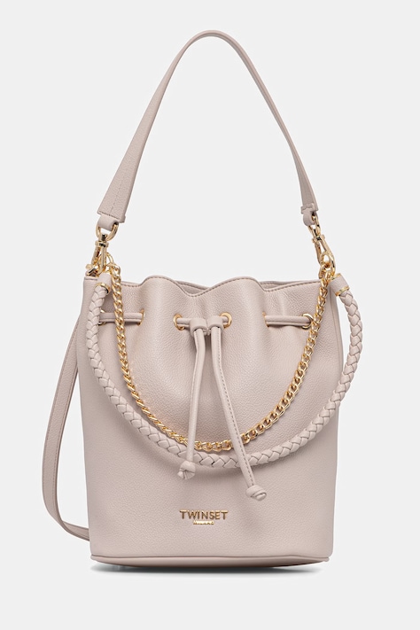 Twinset torebka kolor beżowy 261TD8012