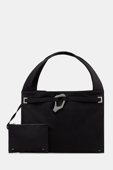 Heliot Emil torebka kolor szary SS26PRE_14_055_BLK01_CTN