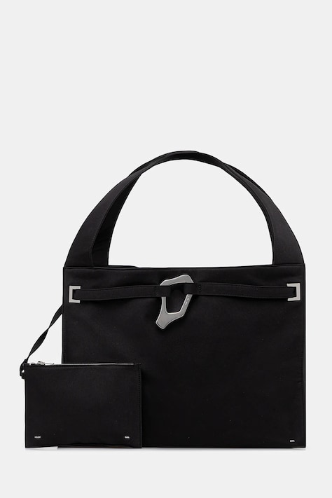 Heliot Emil torebka kolor szary SS26PRE_14_055_BLK01_CTN