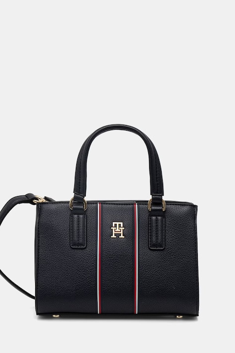 Tommy Hilfiger crossbody kabelka dámska z imitácie kože tmavomodrá AW0AW18642