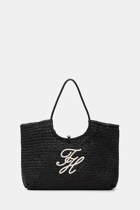 Tommy Hilfiger torebka koszyk damska SUMMER czarna AW0AW18633