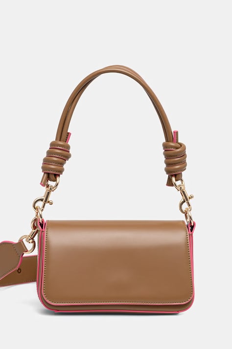 United Colors of Benetton crossbody torba za žene od imitacije kože smeđa 6PJNVY014