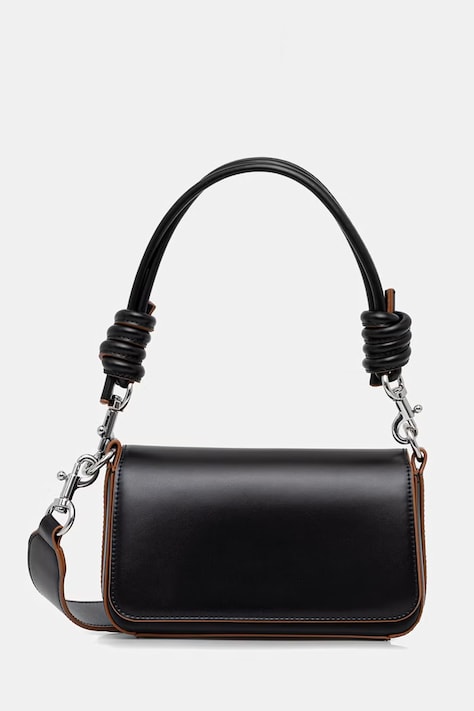 United Colors of Benetton crossbody torba za žene od imitacije kože crna 6PJNVY014