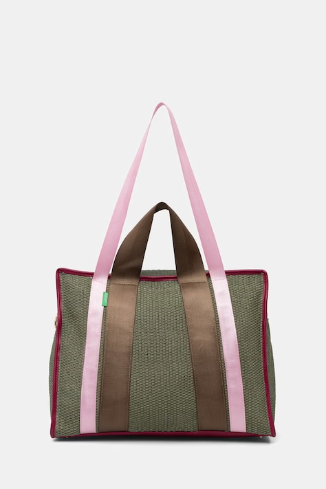 United Colors of Benetton kabelka typu shopper dámska pletená zelená 6XZZVY01W