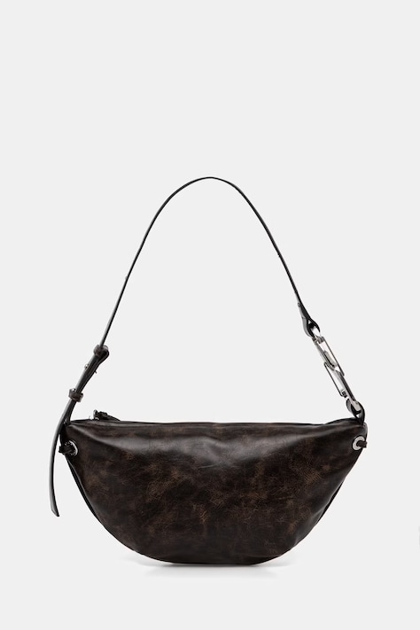 Sisley borsa cornetto da donna in similpelle marrone 686NWY06D