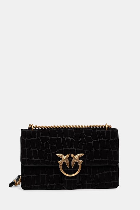 Pinko torebka crossbody damska skórzana czarna 100941 A2YW