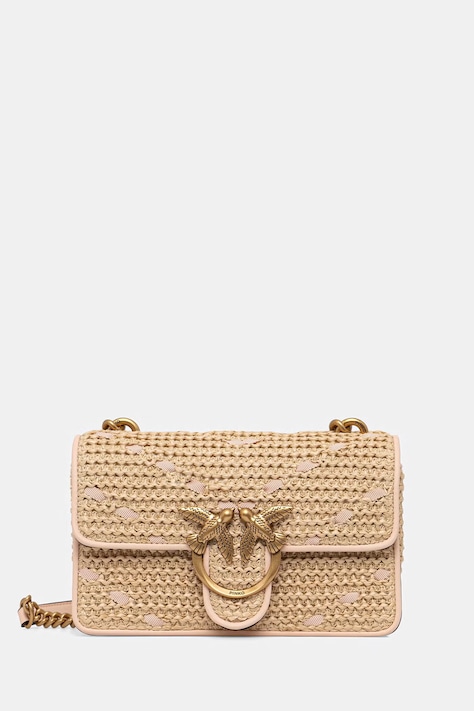 Pinko torebka crossbody damska beżowa 104550 A1RL