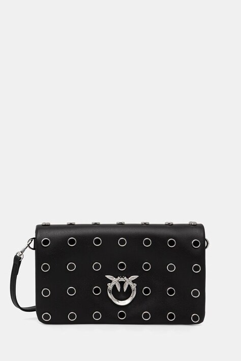 Pinko torbica čez ramo ženska usnjena črna 106023 A39U