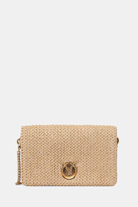Pinko kabelka dámska pletená béžová 106023 A391