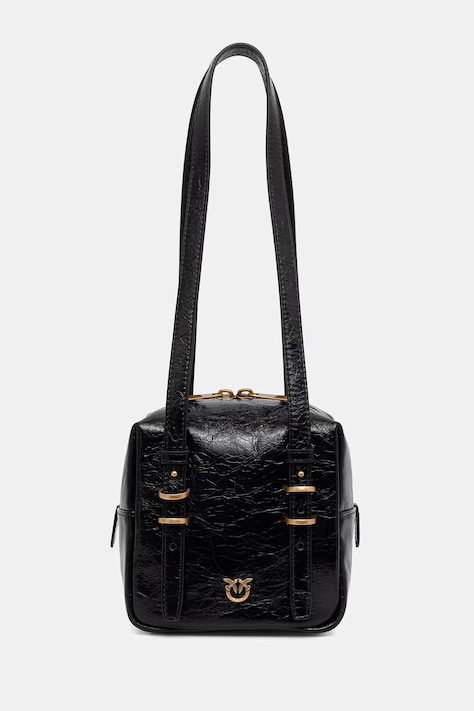 Pinko Μικρή τσάντα γυναικεία δερμάτινη μαύρη 106465 A315