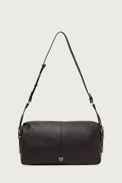 Pinko Torebka shopper damska skórzana brązowa 106676 A2JG