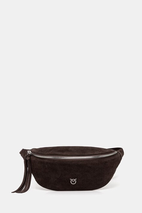 Pinko nerka damska zamszowa brązowa 106724 A0F6