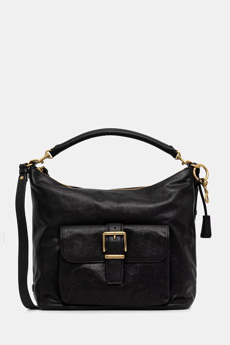 Marc O'Polo torebka shopper damska skórzana czarna 5000010942