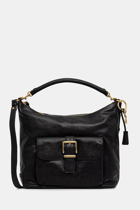 Marc O'Polo torebka shopper damska skórzana czarna 5000010942