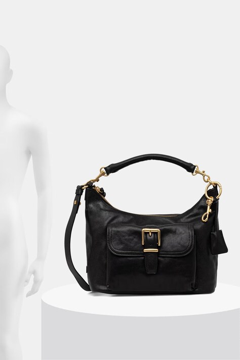 Marc O'Polo torebka crossbody damska skórzana czarna 5000010943