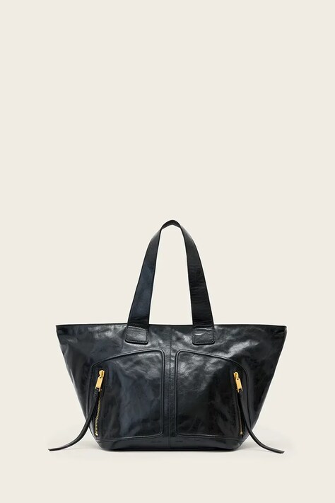 AllSaints torebka tote damska skórzana JEAN czarna W130XE