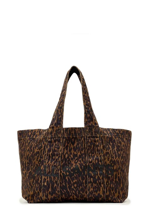 AllSaints сумка tote для женщин кожаная IZZY коричневая W253XE