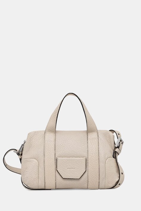 AllSaints torebka crossbody damska skórzana ARES beżowa W511XD