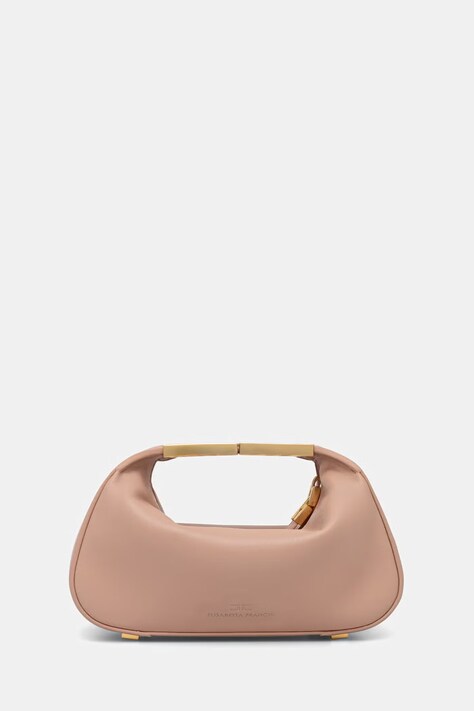 Elisabetta Franchi kopertówka damska z imitacji skóry beżowa BS07A62E2