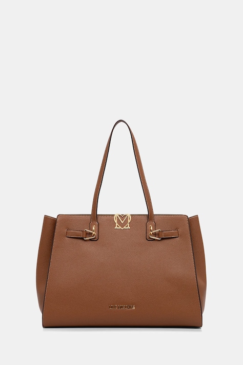 Love Moschino torebka kolor brązowy JC4124PP1OLM0200