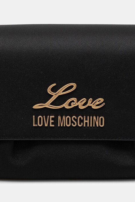 Шкіряна сумочка Love Moschino — SS26-TOD1Z5, чорний — фото 5
