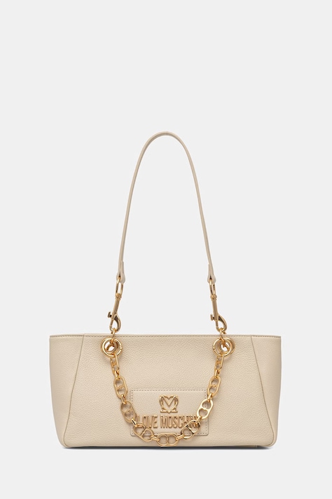 Love Moschino poșetă culoarea bej, JC4165PP1OL1211A