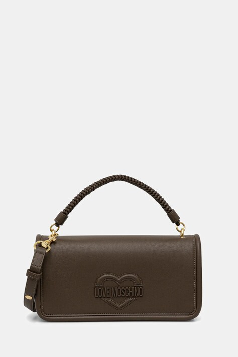 Love Moschino torebka kolor brązowy JC4096PP1OLL0203