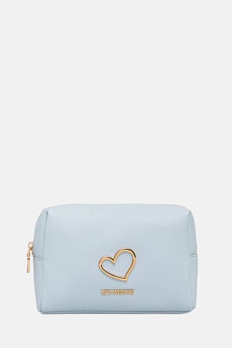 Love Moschino kosmetyczka kolor niebieski JC5301PP1OLQ0701