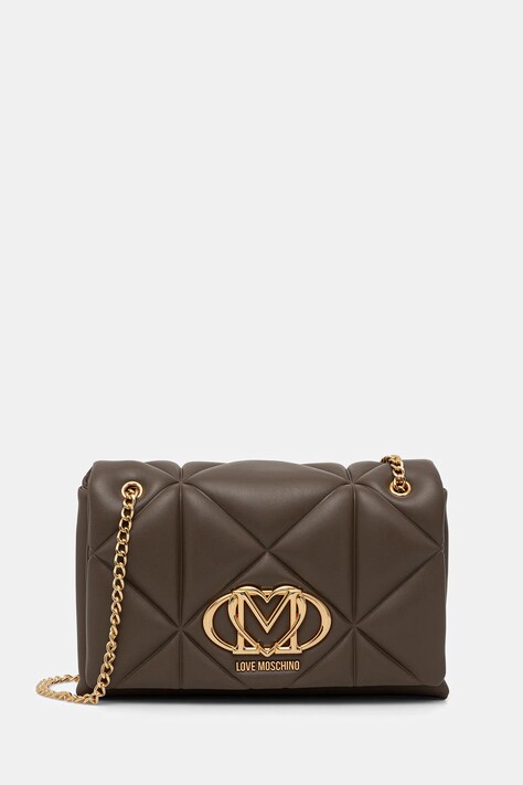 Love Moschino torebka kolor brązowy JC4041PP1OLC0203