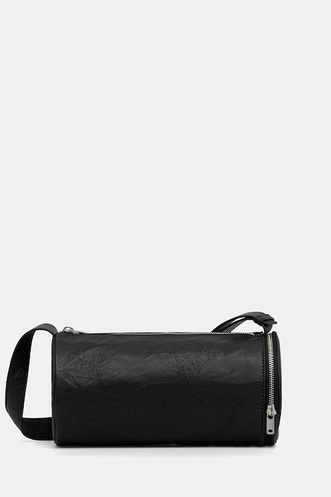 Y-3 torebka skórzana BARREL BAG kolor czarny KD0169
