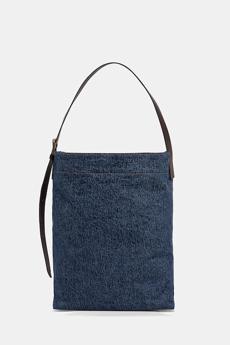 Τσάντα Levi's WOMEN'S HERITAGE MEDIUM BAG χρώμα: μπλε, 005DN