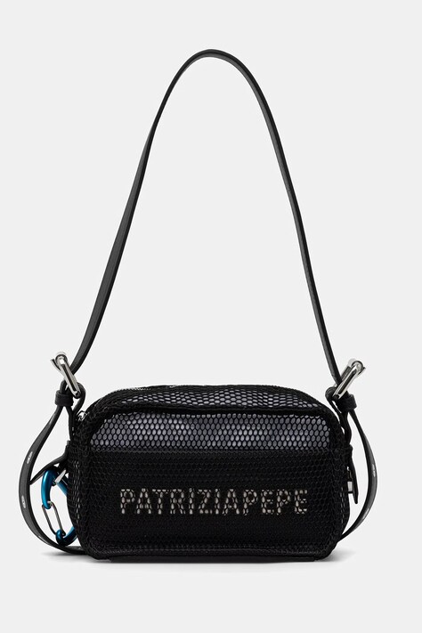 Patrizia Pepe torebka crossbody damska czarna 2B0153 A778