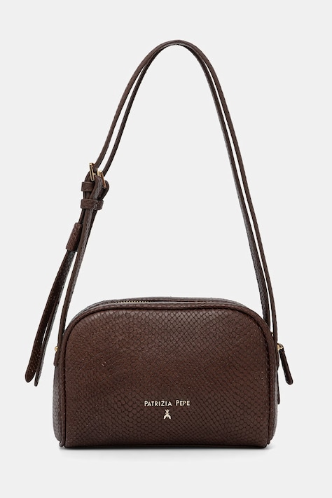 Patrizia Pepe torebka damska skórzana brązowa 2B0168 L032