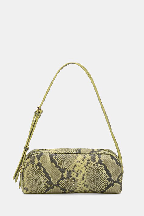 Patrizia Pepe torebka bagietka damska skórzana zielona 2B0169 L032