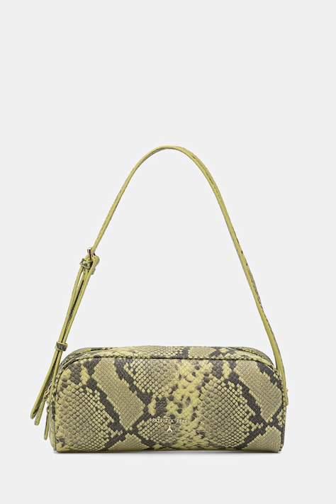 Patrizia Pepe torebka bagietka damska skórzana zielona 2B0169 L032