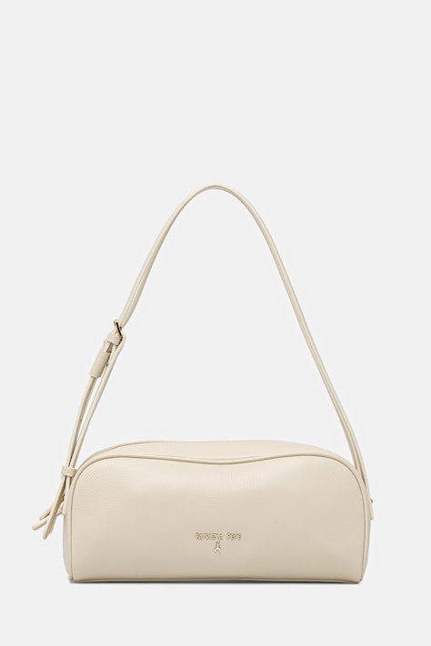 Patrizia Pepe torebka bagietka damska skórzana beżowa 2B0169 L133