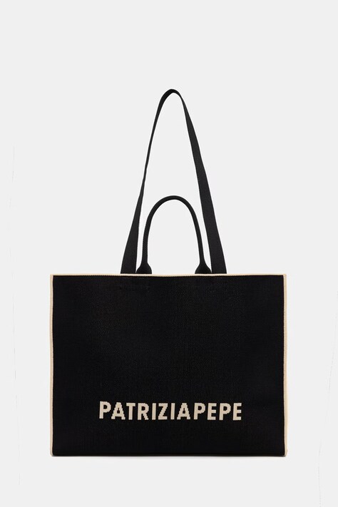Patrizia Pepe torebka tote damska czarna 2B0175 K264